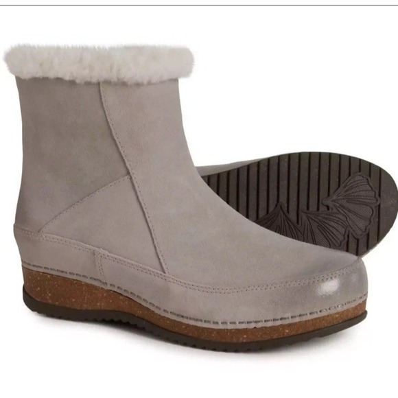 Dansko Shoes - Dansko Women's Mitzy Cozy-Lined Boots - Suede, Zipper, Size 8.5 - 9US (39EU)